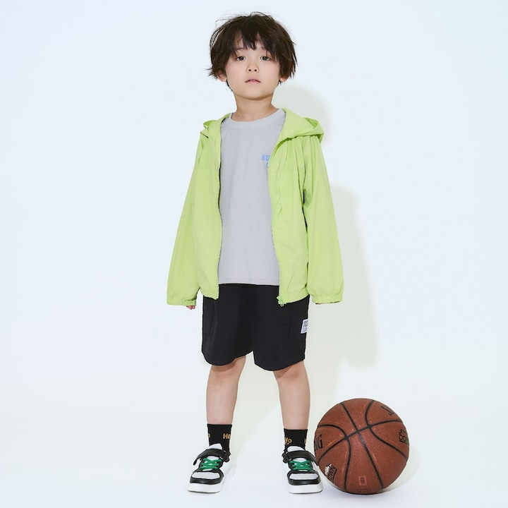 日本童裝 b・R# 防UV 防污系列 吸水速乾 印花字母上衣 100-150cm 男童款 夏季 TOPS