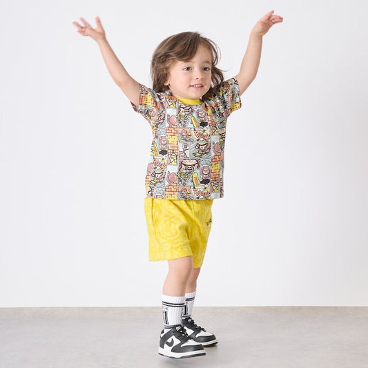 日本童裝 XLARGE KIDS 猩猩絨提花短褲 80-140cm 男童款 夏季 PANTS
