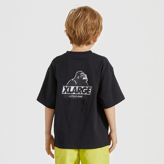 日本童裝 XLARGE KIDS 斜紋背面印花短袖上衣 80-140cm 男童款 夏季 TOPS