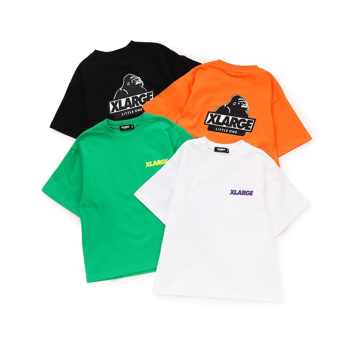 日本童裝 XLARGE KIDS 斜紋背面印花短袖上衣 80-140cm 男童款 夏季 TOPS