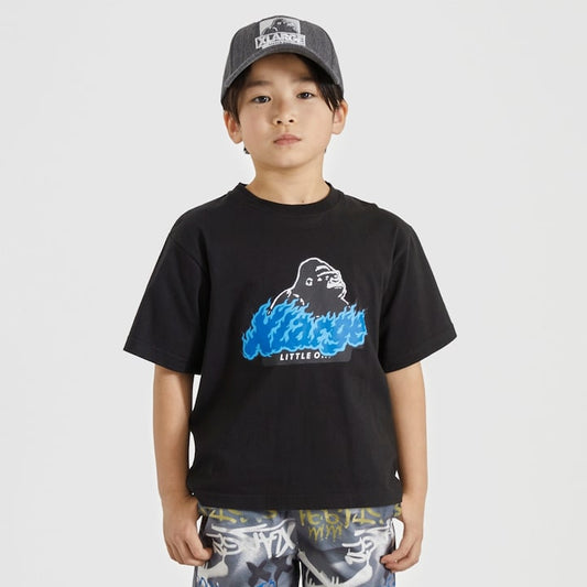 日本童裝 XLARGE KIDS 火logo印花短袖上衣 80-140cm 男童款 夏季 TOPS
