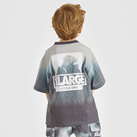 日本童裝 XLARGE KIDS 漸變扎染短袖上衣 80-140cm 男童款 夏季 TOPS
