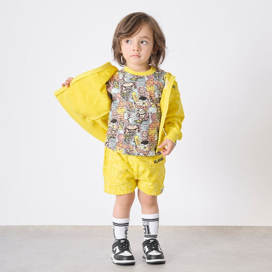 日本童裝 XLARGE KIDS 猩猩絨提花外套 80-140cm 男童款 夏季 OUTERWEAR