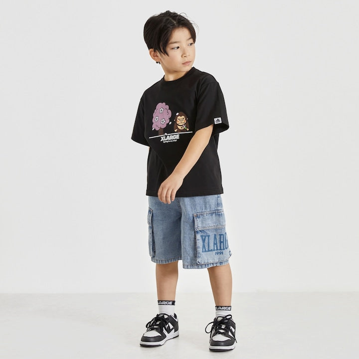日本童裝 XLARGE KIDS 春季猩猩圖案短袖上衣 80-140cm 男童款 夏季 TOPS