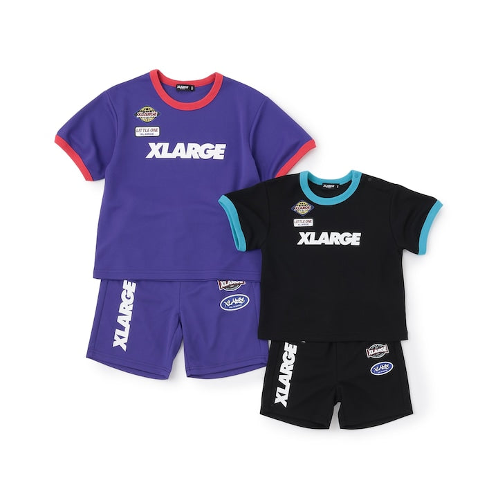 日本童裝 XLARGE KIDS 運動兩件套裝 80-140cm 男童款 夏季 TOPS PANTS
