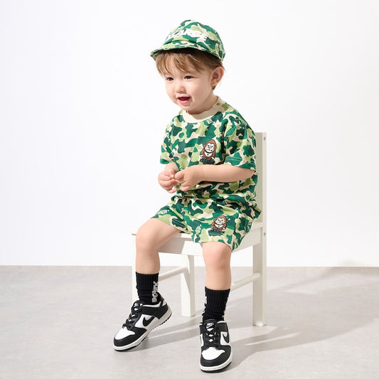 日本童裝 XLARGE KIDS 迷彩猩猩短褲 80-140cm 男童款 夏季 PANTS