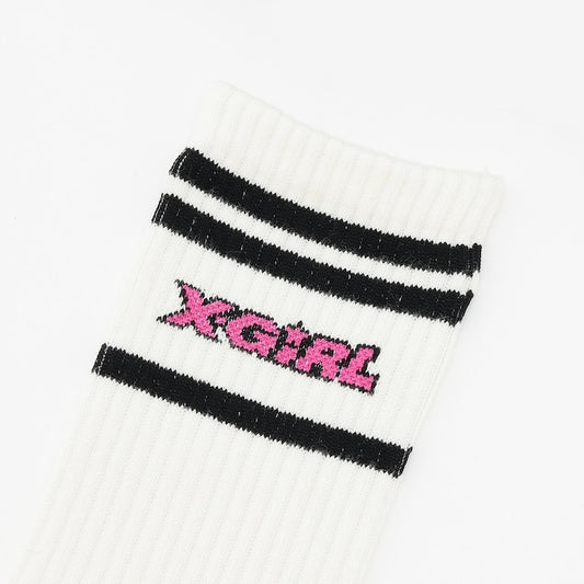日本直送 X-girl Stages 襪一對 13-21cm 襪系列