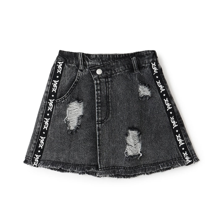 日本童裝 X-girl Stages 牛仔裙褲 90-140cm 女童款 夏季 PANTS
