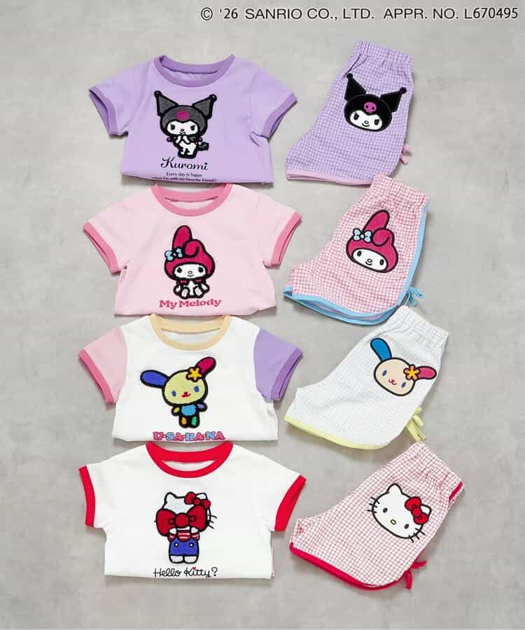 日本童裝 BREEZE x Sanrio 心心口袋短褲 90-140cm 女童款 夏季 PANTS