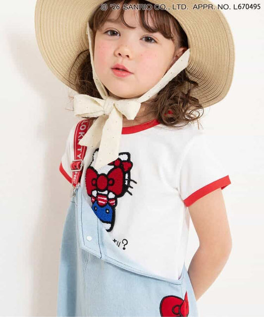 日本童裝 BREEZE x Sanrio 貼布上衣 90-140cm 女童款 夏季 TOPS