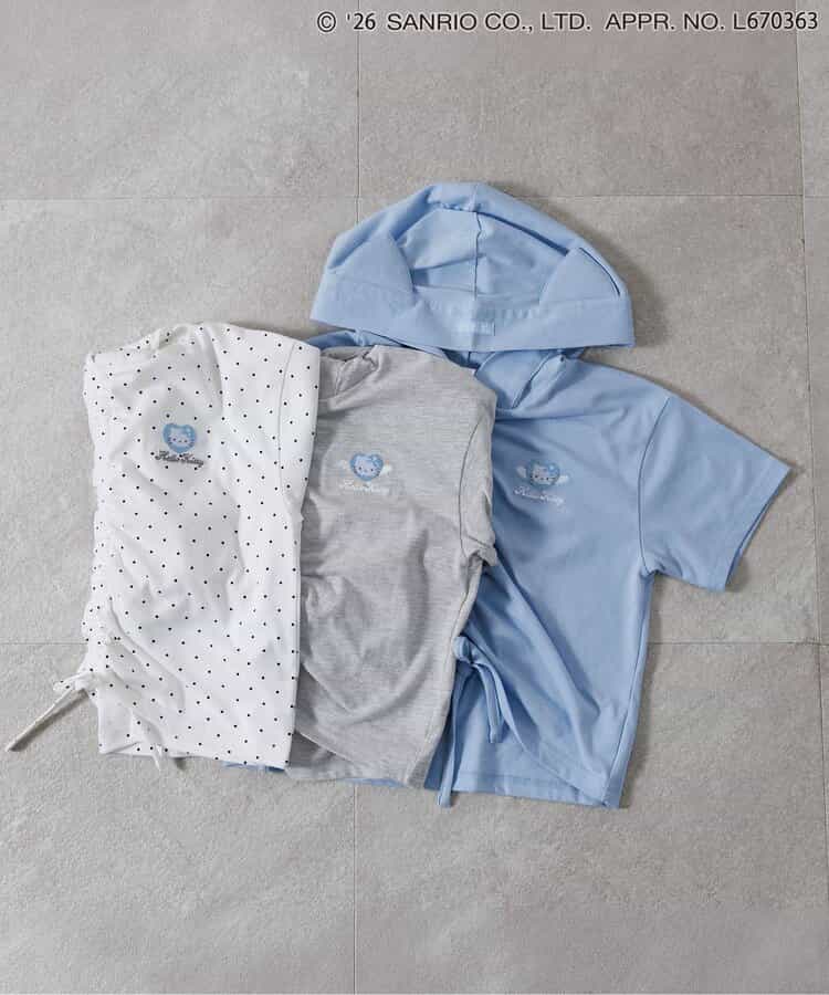 日本童裝 algy x Sanrio Hello Kitty 帶天使耳朵連帽衫 130-160cm 女童款 夏季 TOPS
其他品牌童裝