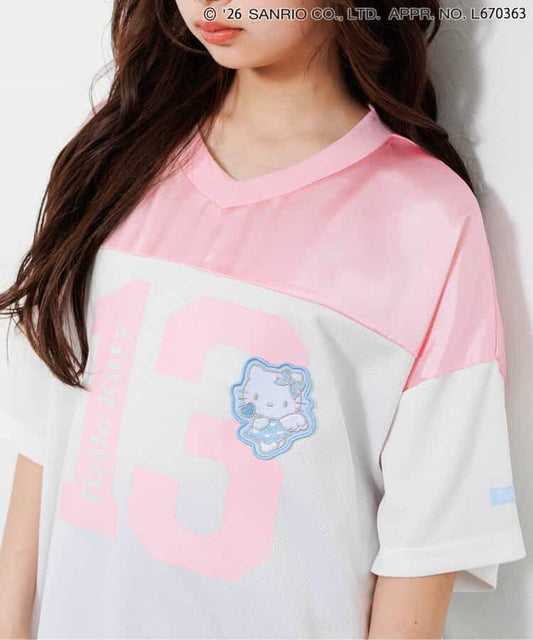 日本童裝 algy x Sanrio Hello Kitty 天使翼緞面拼接連身裙 130-160cm 女童款 夏季 TOPS
其他品牌童裝