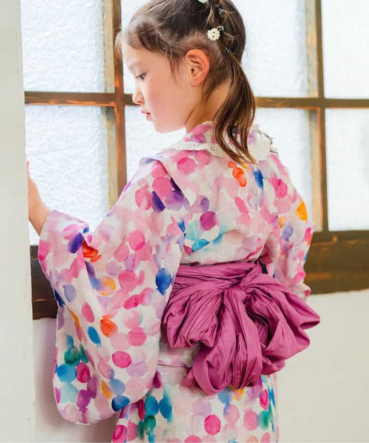 日本童裝 Boribon 日本浴衣 日本和服 100-120cm 女童款 夏季 其他品牌童裝 DRESSES 日本夏祭慶典特輯