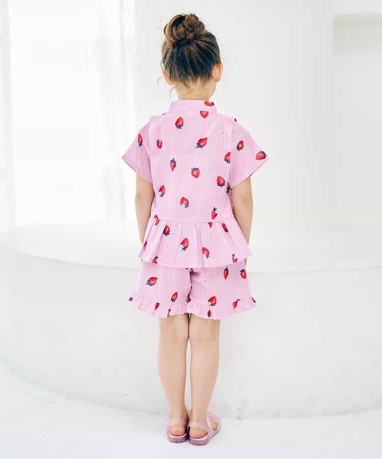 Disney Japanese children's clothing, Jinbei Japanese kimono, 100-150cm, for girls, summer, other brand children's clothing, TOPS PANTS, Japanese Summer Festival Special