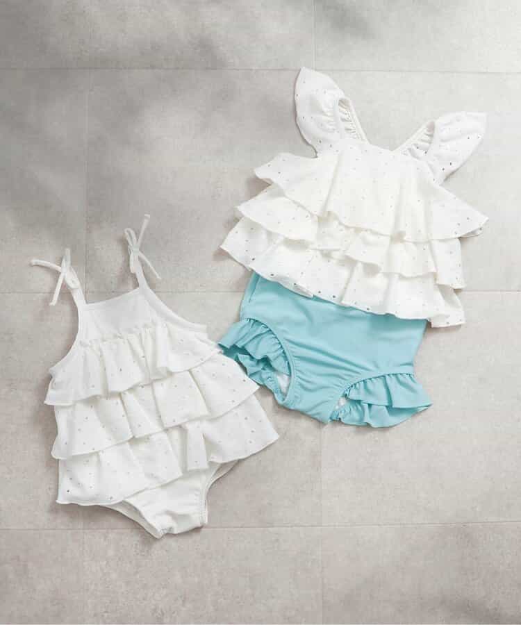 日本童裝 apres les cours 泳衣 70-80cm 女童款 初生嬰兒 夏季 夏日玩水泳衣特輯