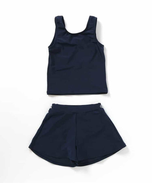 日本童裝 BREEZE 泳衣兩件套裝 130-160cm 女童款 夏季 夏日玩水泳衣特輯