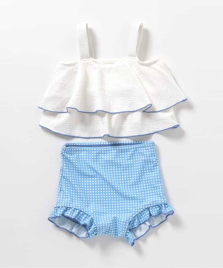 日本童裝 BREEZE 泳衣兩件套裝 80-140cm 女童款 夏季 夏日玩水泳衣特輯