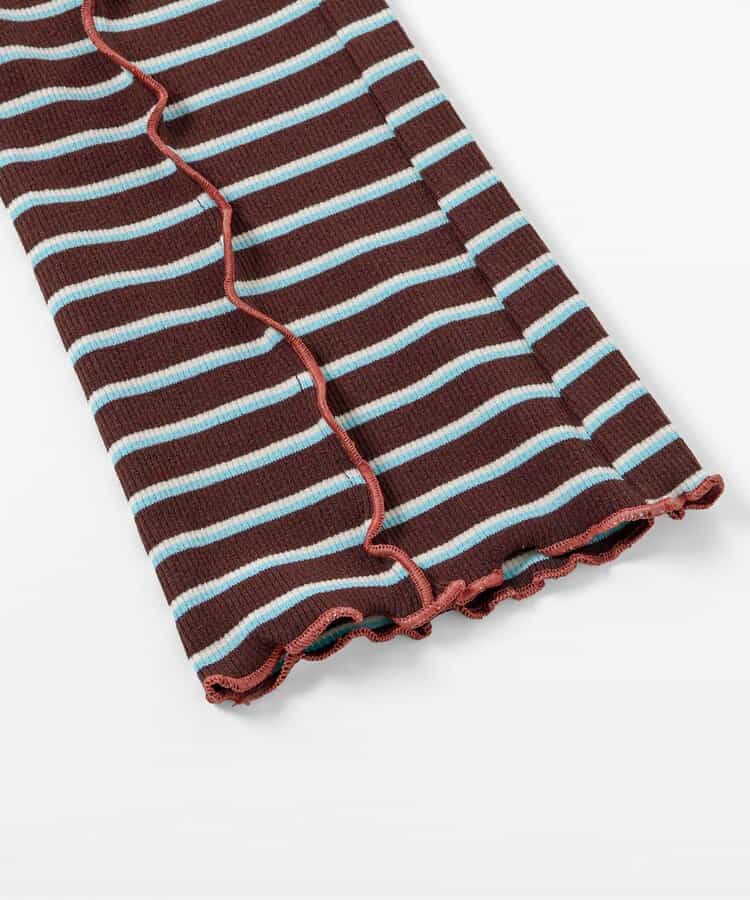 日本童裝 apres les cours 條紋長褲 80-130cm 女童款 夏季 PANTS