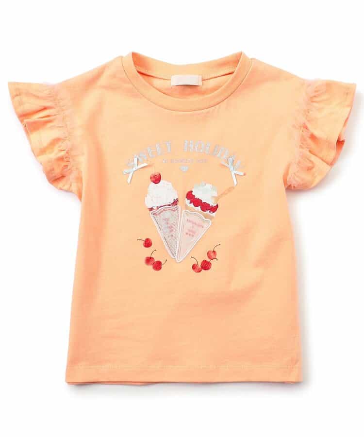 日本童裝 apres les cours 甜品圖案上衣 80-140cm 女童款 夏季 TOPS