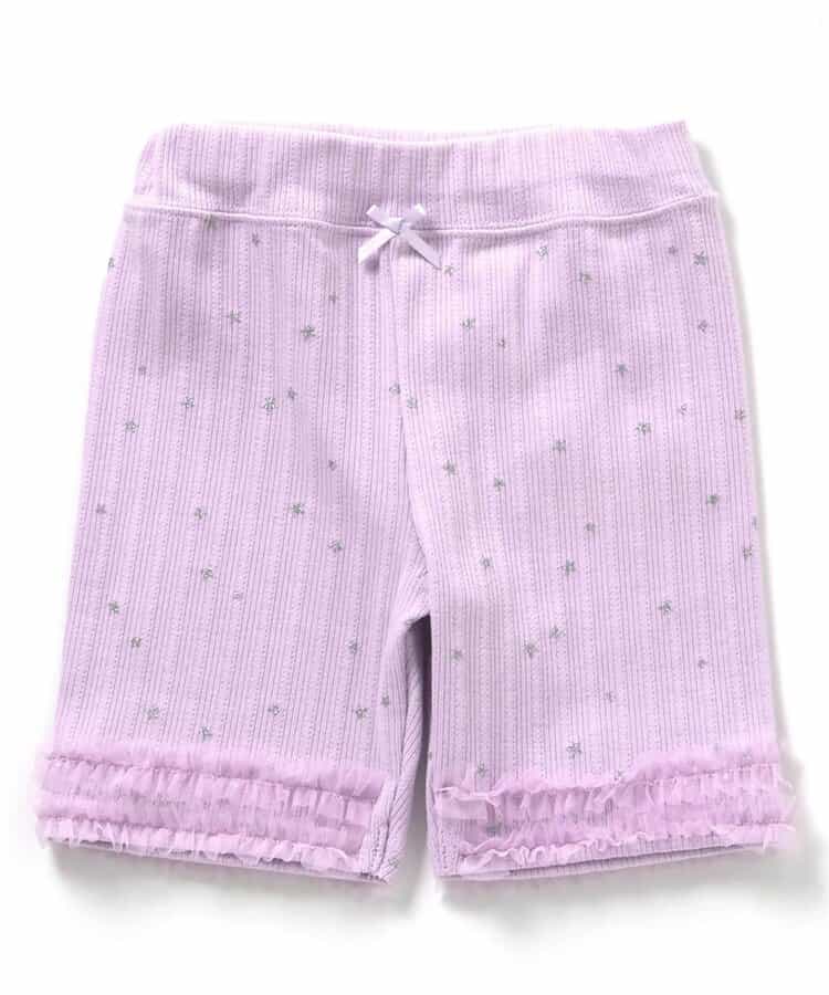 日本童裝 apres les cours 接觸冷感 荷葉邊打底褲 80-130cm 女童款 夏季 PANTS