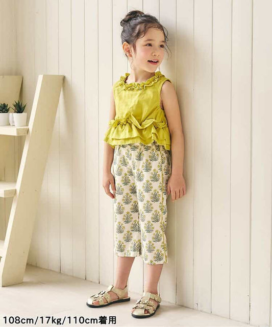 日本童裝 apres les cours 背心長褲兩件套裝 90-140cm 女童款 夏季 TOPS PANTS