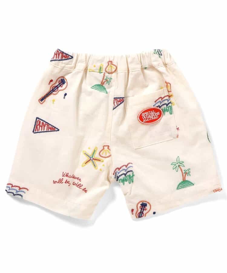 日本童裝 apres les cours 夏季圖案刺繡短褲 80-130cm 男童款 夏季 PANTS
