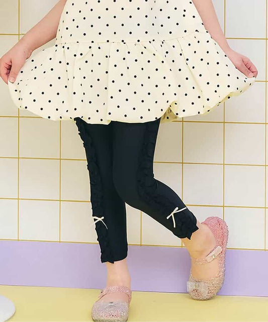 日本童裝 apres les cours 防UV 防水系到 荷葉邊打底褲 80-130cm 女童款 夏季 PANTS