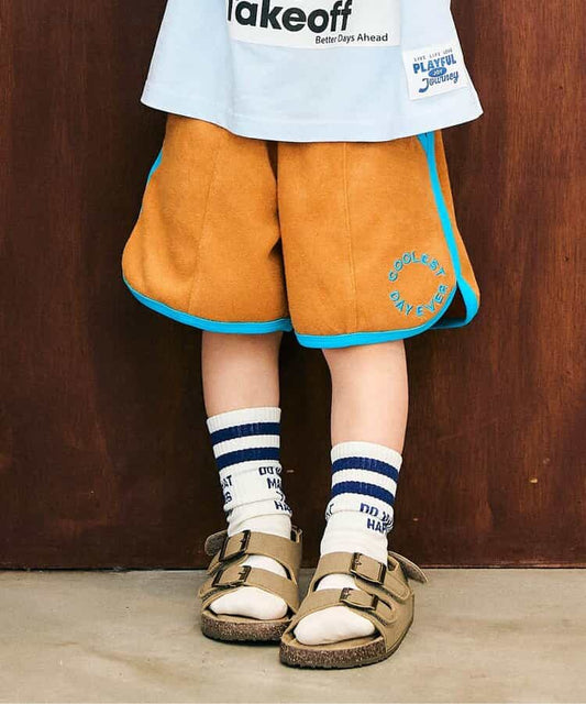 日本童裝 apres les cours 毛巾料運動褲 80-130cm 男童款 夏季 PANTS