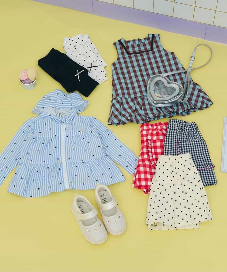 日本童裝 apres les cours 水陸兩用 心型扣裙褲 80-140cm 女童款 PANTS 夏季 夏日玩水泳衣特輯