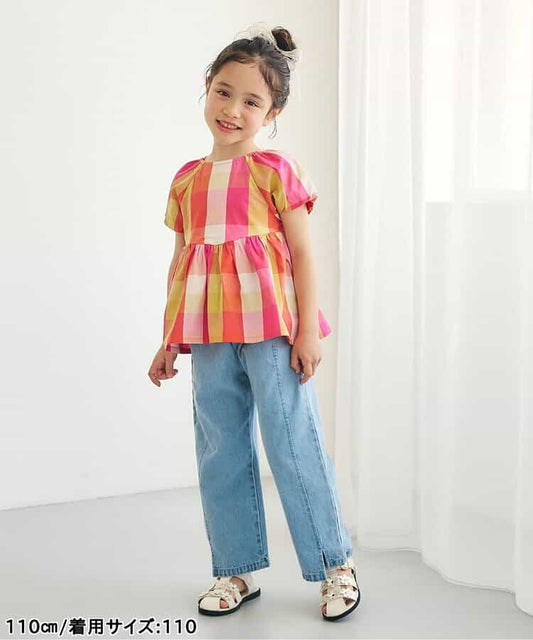 日本童裝 apres les cours 後背緞帶上衣 90-140cm 女童款 夏季 TOPS