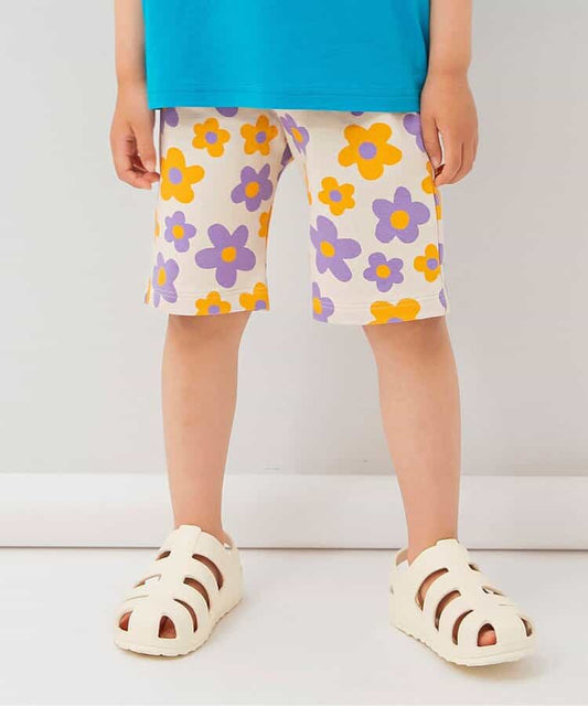 日本童裝 BREEZE 全印花七分褲 80-130cm 男童款/女童款 夏季 PANTS