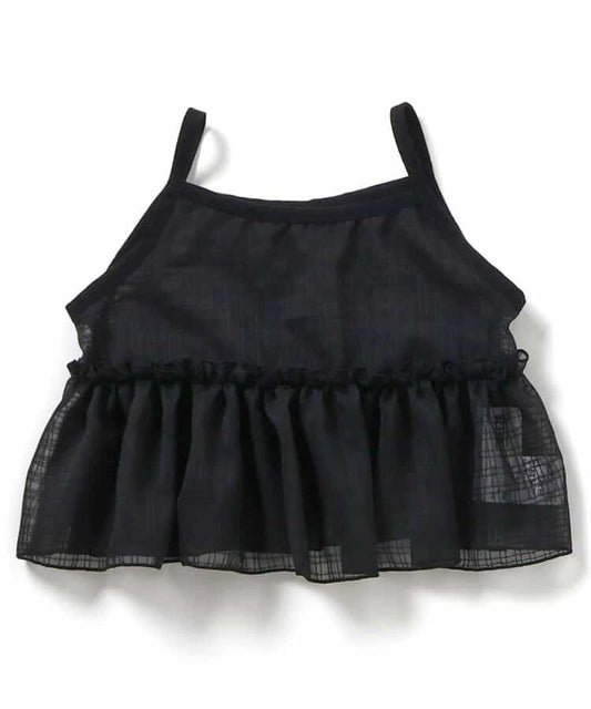 日本童裝 BREEZE 薄紗吊帶上衣 80-140cm 女童款 夏季 TOPS