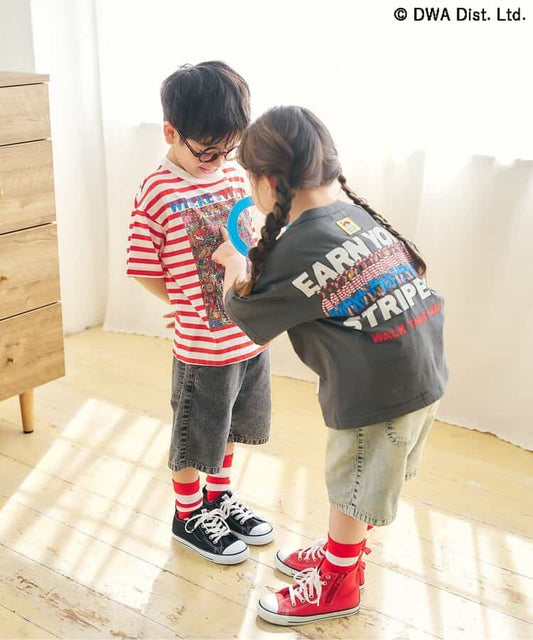 日本童裝 BREEZE Where's Wally?上衣 80-140cm 男童款/女童款 夏季 TOPS