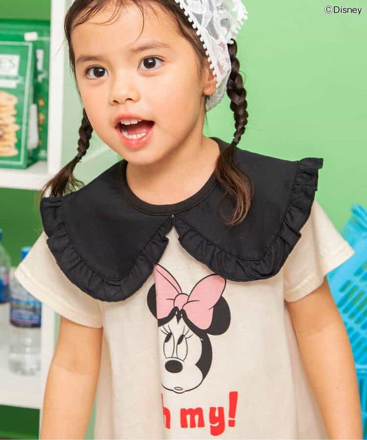 日本童裝 BREEZE x Disney 翻領連身裙 80-140cm 女童款 夏季 DRESSES
