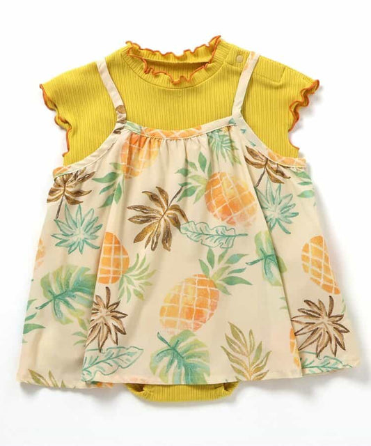 日本童裝 BREEZE Aloha度假風連衣 70-80cm 男童款/女童款 初生嬰兒 夏季 Jumpsuit