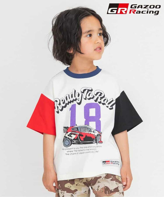 日本童裝 BREEZE x GRヤリス Rally1 短袖上衣 100-150cm 親子裝 男童款 夏季 TOPS
