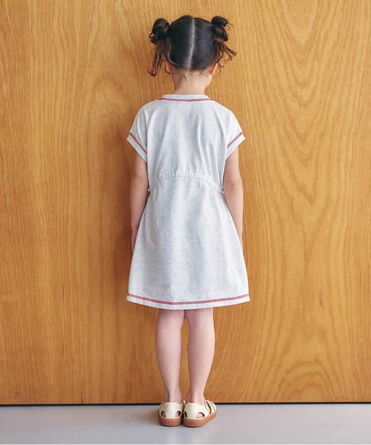 日本童裝 apres les cours 抽繩連身裙 80-140cm 女童款 夏季 DRESSES