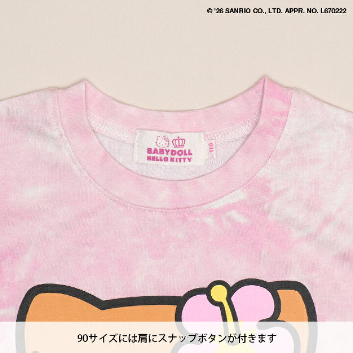 日本童裝 BDL x Sanrio 親子裝 印花上衣 90-140cm 女童款 夏季 TOPS