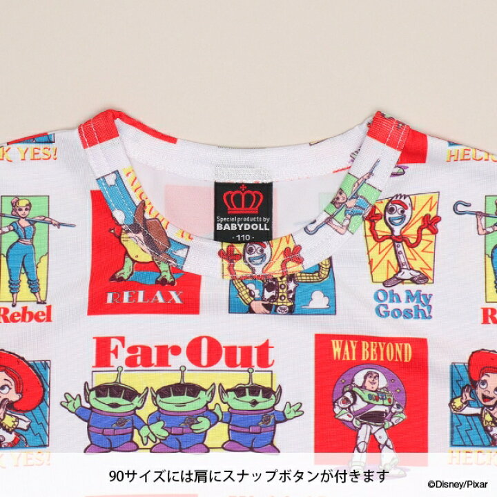 日本童裝 BDL x Disney 接觸冷感 ToyStory印花上衣 90-140cm 男童款 夏季 TOPS