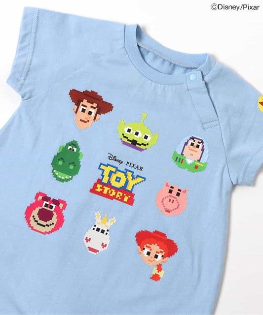 日本童裝 BREEZEx Disney ToyStory印花連衣 70-80cm 男童款 初生嬰兒 夏季 Jumpsuit
