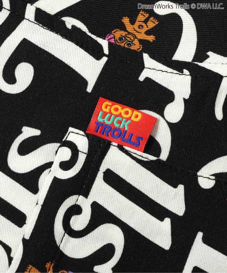 日本童裝 F.O.KIDS x Good Luck Trolls 全印花襯衫 80-150cm 男童款/女童款 夏季 TOPS 其他品牌童裝