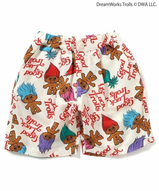 日本童裝 F.O.KIDS x Good Luck Trolls 印花短褲 80-150cm 男童款/女童款 夏季 PANTS 其他品牌童裝