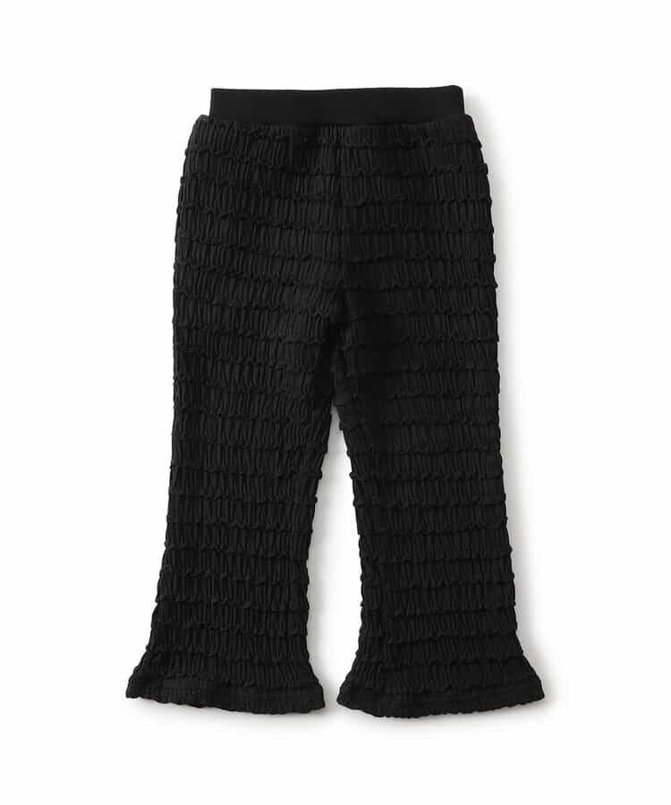 日本童裝 apres les cours 荷葉邊提花長褲 80-130cm 女童款 秋季 PANTS