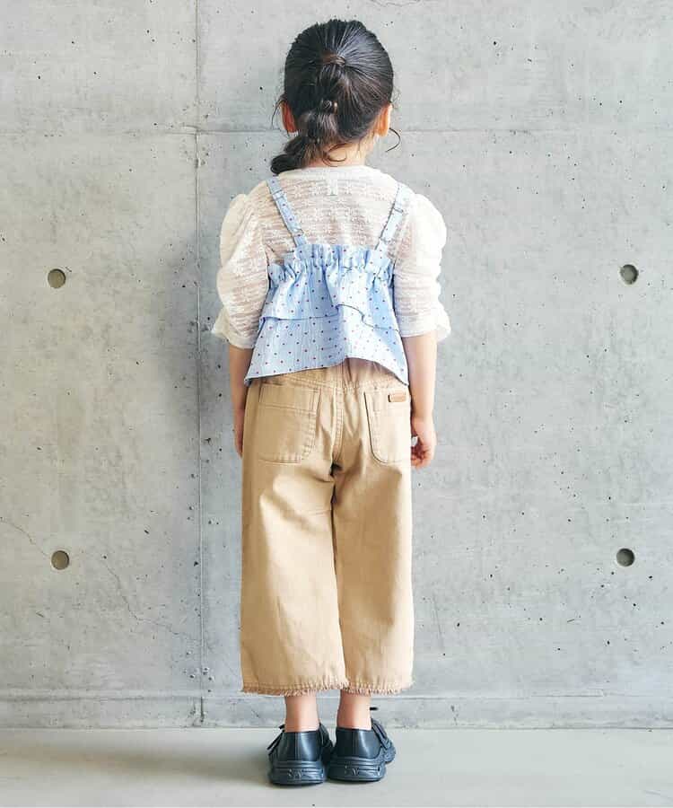 日本童裝 apres les cours 流蘇寬鬆褲 90-140cm 女童款 秋季 PANTS
