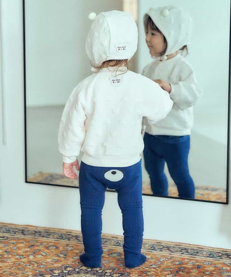 日本童裝 apres les cours x tiny bear Palette 襪褲連襪一套 70-80cm 男童款/女童款 初生嬰兒 秋季 PANTS