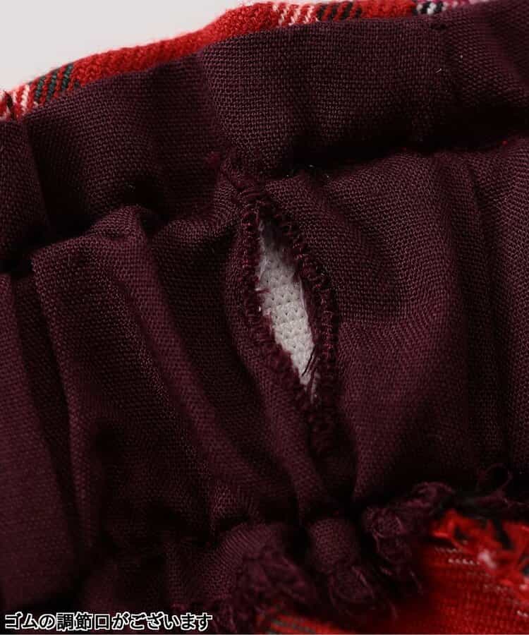 日本童裝 BREEZE 荷葉邊短褲 80-140cm 女童款 秋季 PANTS 聖誕紅/新年紅