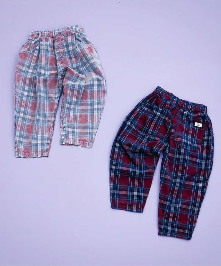 日本童裝 BREEZE 格紋燈芯絨長褲 80-150cm 男童款 秋季 PANTS