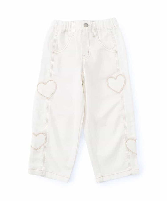 日本童裝 BREEZE 愛心牛仔褲 80-140cm 女童款 秋季 PANTS