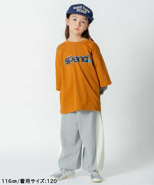 日本童裝 BREEZE 假兩件長袖上衣 90-160cm 男童款/女童款 冬季 TOPS