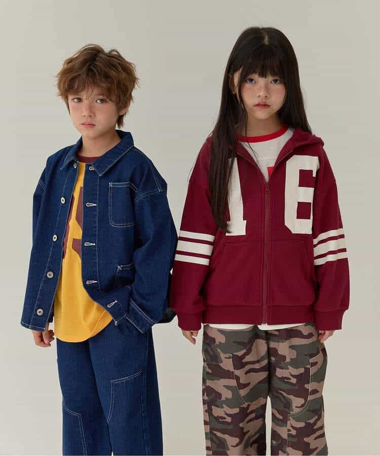 日本童裝 BREEZE 編號拉鍊連帽外套 90-150cm 男童款/女童款 冬季 OUTERWEAR 聖誕紅/新年紅